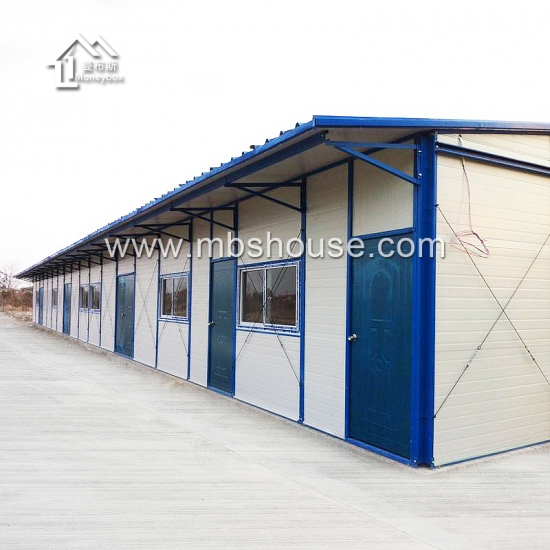 сборная стальная конструкция дома для трудового дома / общежития для лагеря / жилья для беженцев