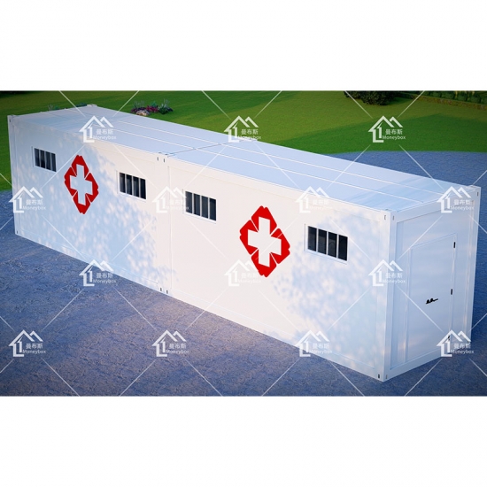 Высококачественный портативный 20-футовый военный контейнерный госпиталь в сборном доме